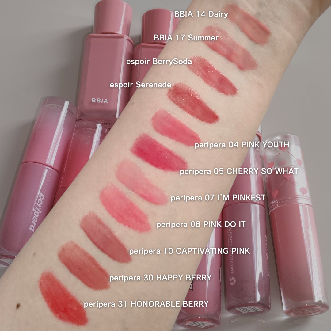 ペリペラ インク ムード グロイ ティント/PERIPERA/リップティントを使ったクチコミ（3枚目）