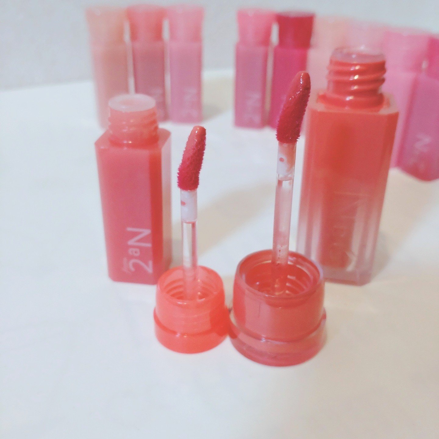 ミニグレイズバウンシングティント 109 キャンディチュー/2aN/リップティントを使ったクチコミ（3枚目）