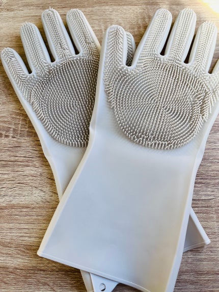 シリコンブラシ手袋/THREEPPY/その他を使ったクチコミ(3枚目)