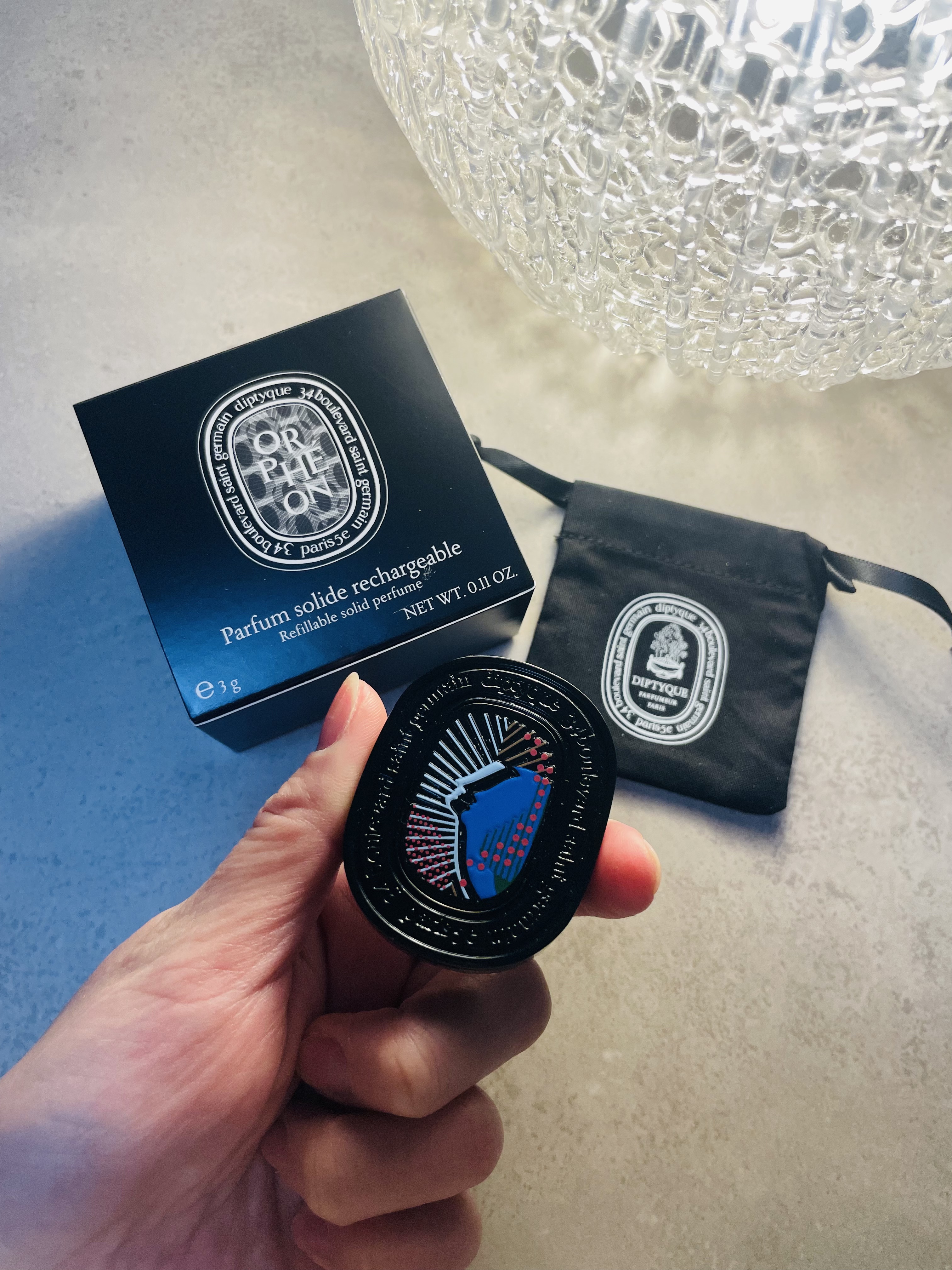 ソリッドパヒューム オルフェオンリフィラブル ソリッド パフューム オルフェオン/diptyque/香水(その他)を使ったクチコミ（1枚目）