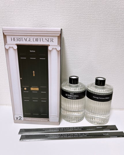 ヘリテージディフューザー/hetras/ルームフレグランスを使ったクチコミ(3枚目)