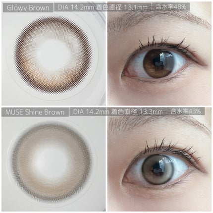 MUSE 1day/OLENS/ワンデー(1DAY)カラコンを使ったクチコミ(2枚目)