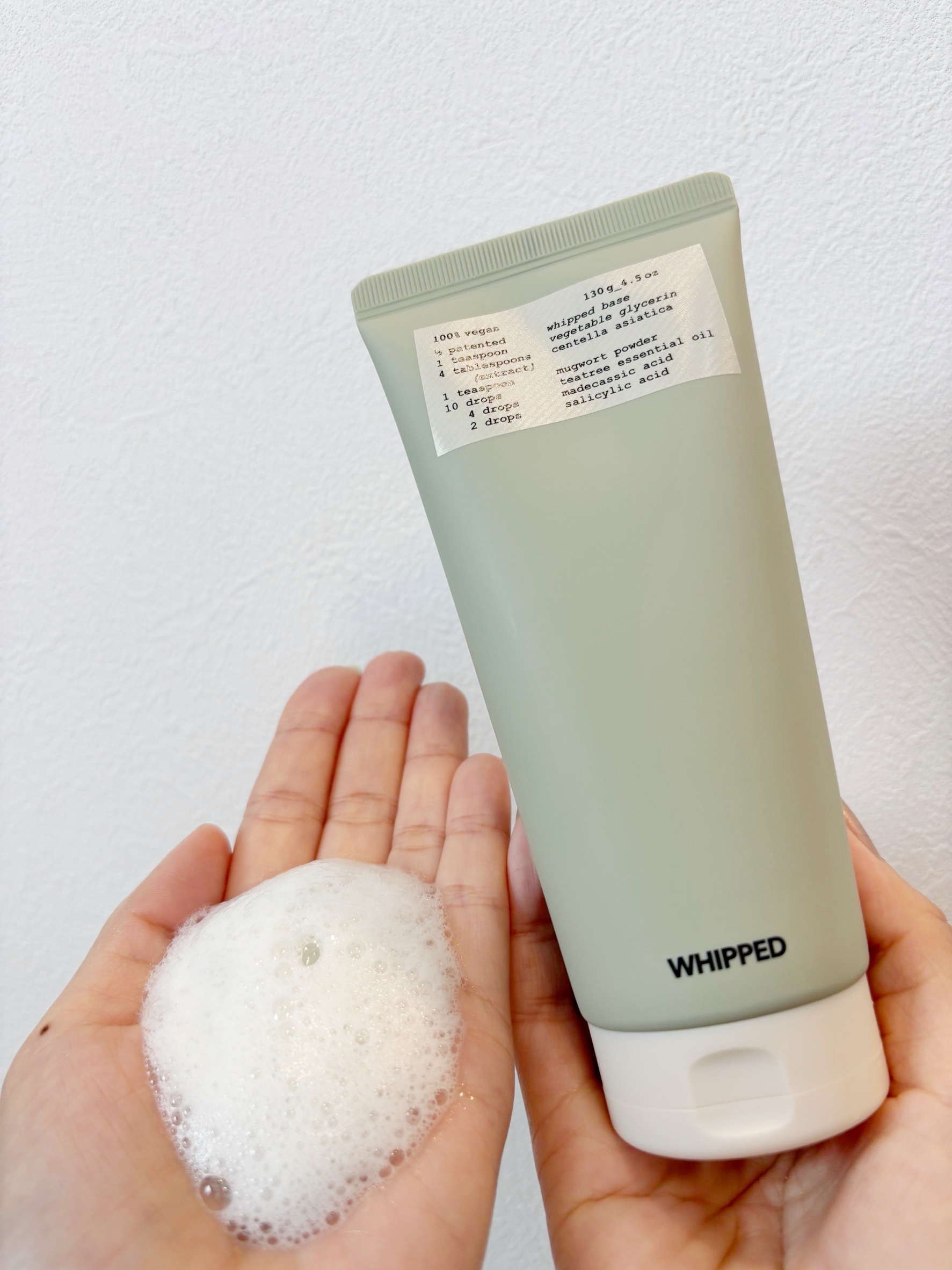 マグツリーヴィーガンパック クレンザーチューブ/WHIPPED/洗顔フォームを使ったクチコミ（2枚目）