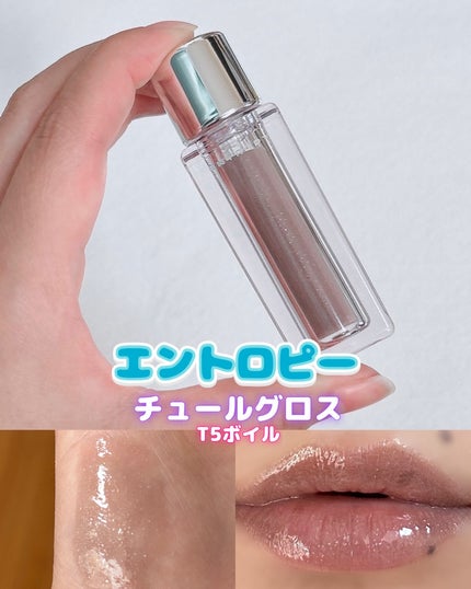 チュールグロス/ENTROPY/リップグロスを使ったクチコミ(1枚目)
