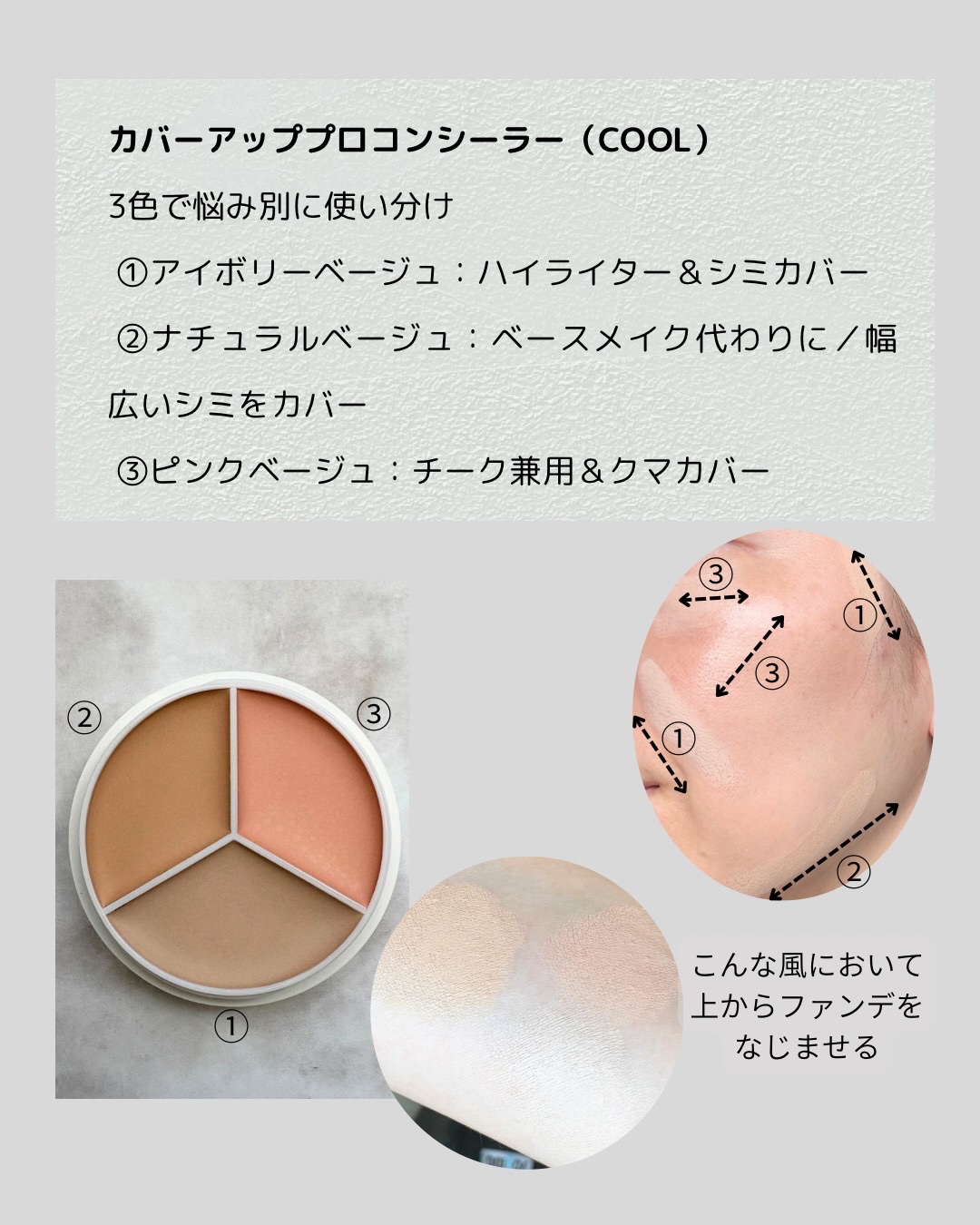 カバーアッププロコンシーラー/TFIT/パレットコンシーラーを使ったクチコミ（2枚目）