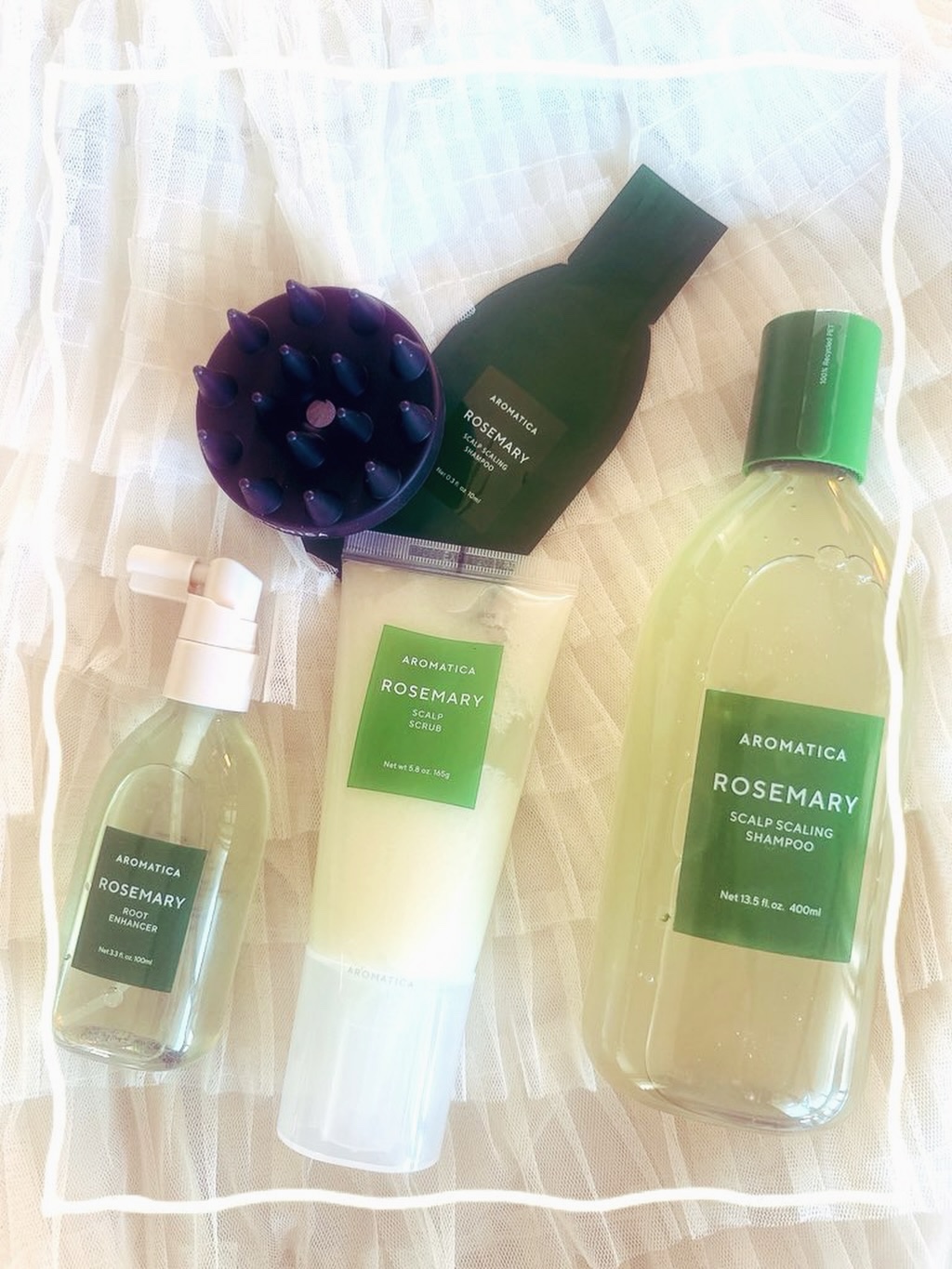 Qoo10購入品✨

みんなのPR投稿が魅力的すぎて買ったよ！

💚アロマティカ 頭皮ケア4種セット 4490円

ローズマリーシャンプー：400ＭＬ
ローズマリースクラブ：165Ｇ
ローズマリールートエンハンサー：100ＭＬ
デュアルス