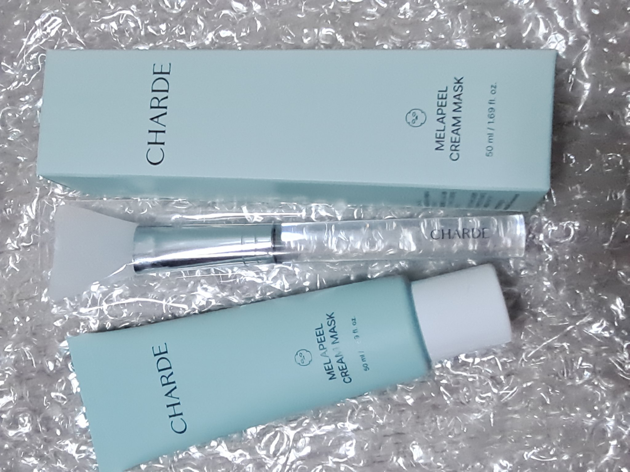 メラピールクリームマスク/CHARDE/ピーリングを使ったクチコミ（2枚目）