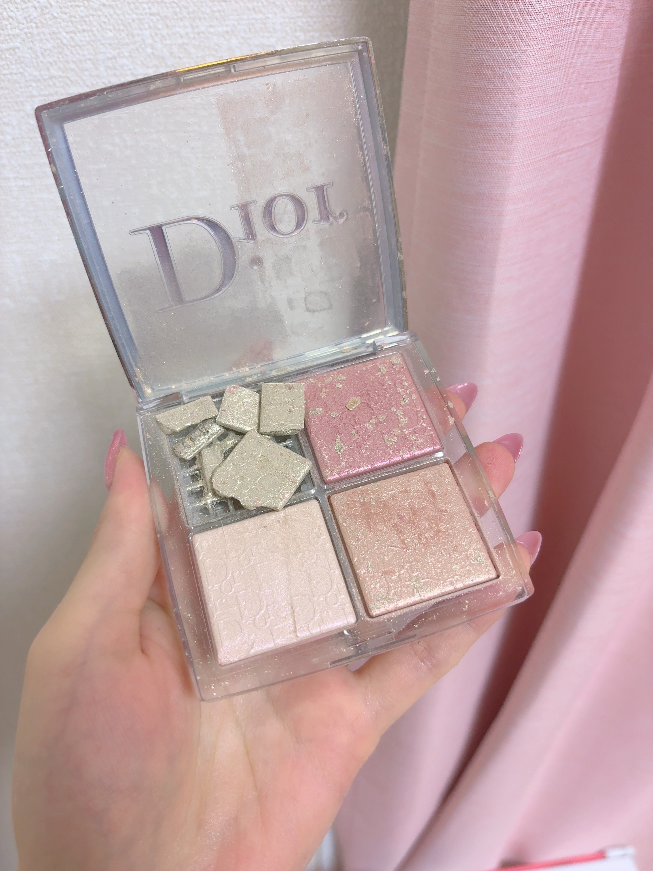 バックステージ グロウ マキシマイザー パレット/Dior/ハイライトを使ったクチコミ（2枚目）