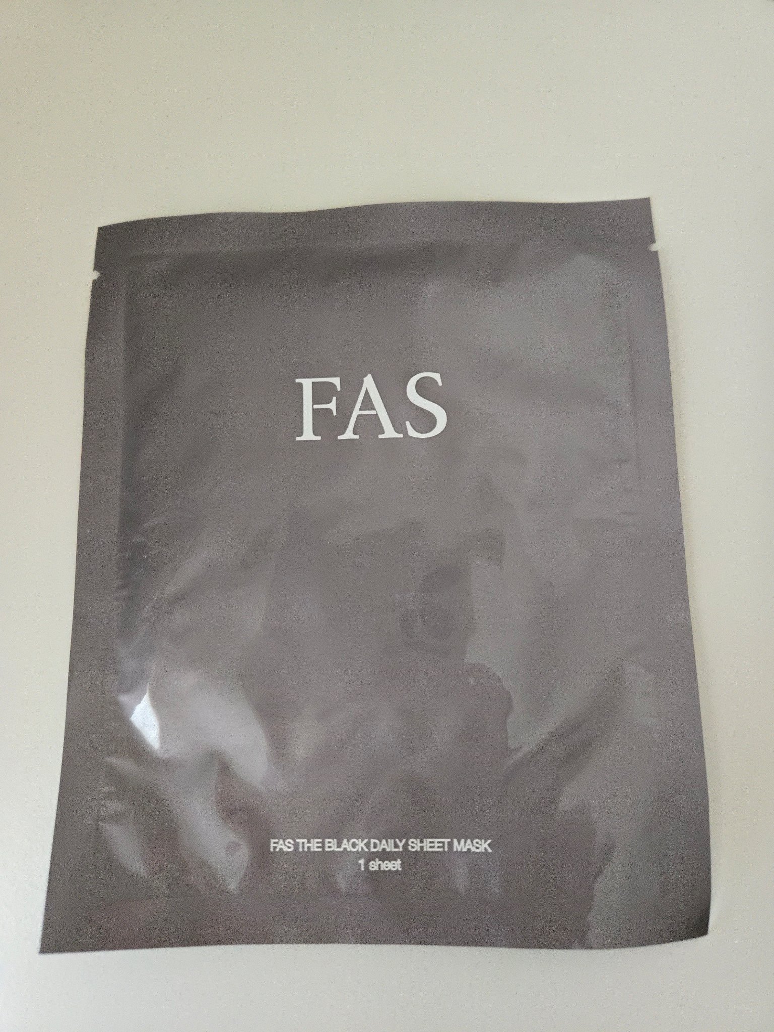 FAS ザ ブラック デイリー シートマスク/FAS/シートマスク・パックを使ったクチコミ（1枚目）