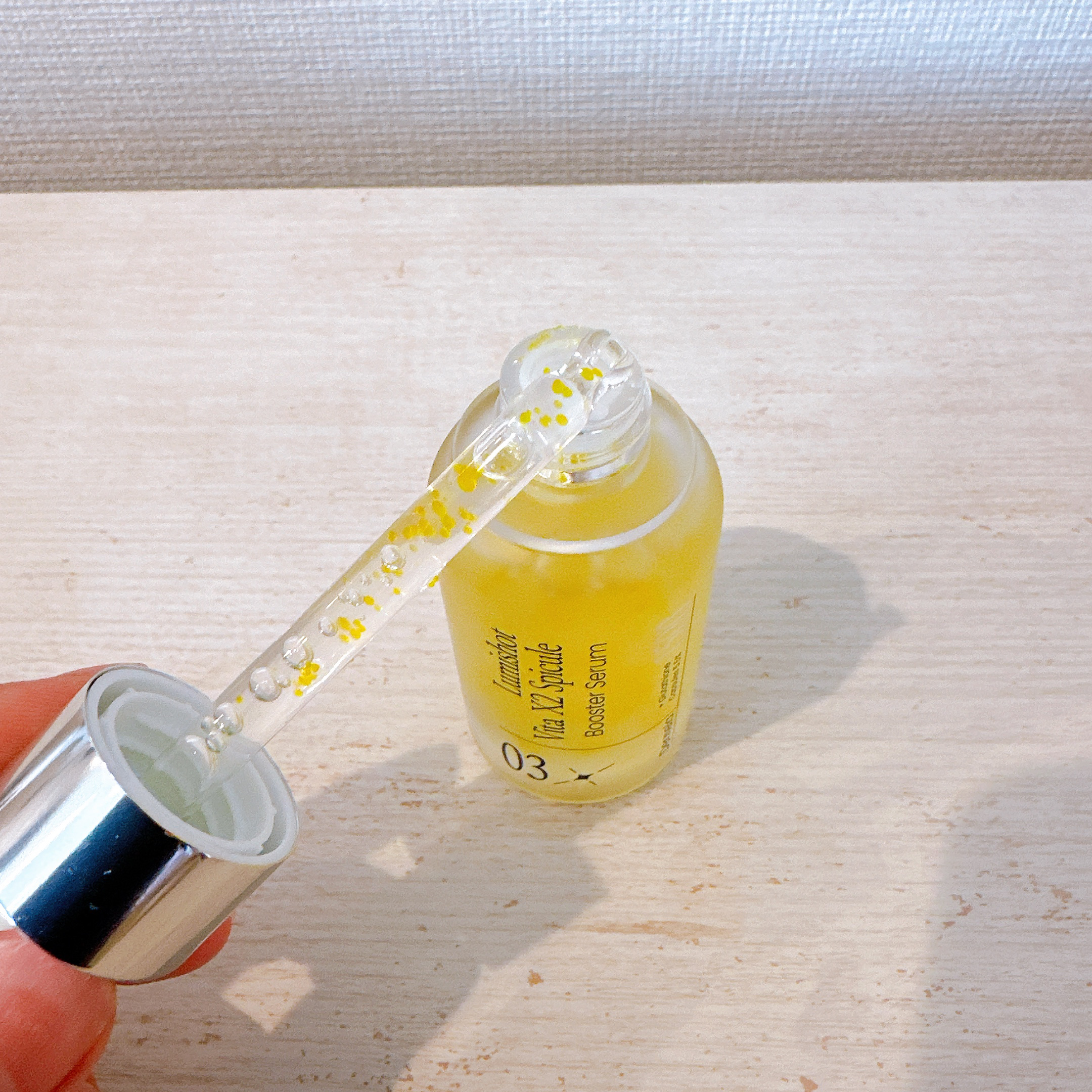 ダーメラ ルミショット・Wビタセラム/Dermela/美容液を使ったクチコミ（3枚目）