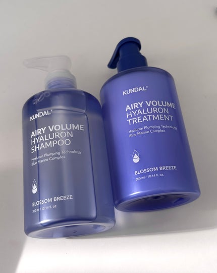 クンダル エアリーボリュームヒアルロンシャンプー/トリートメント/KUNDAL/市販シャンプーを使ったクチコミ(1枚目)