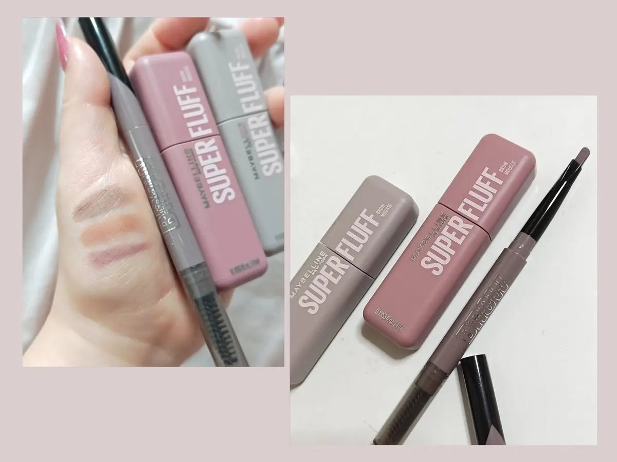 ＳＰ フラッフ ブロウ ムース/MAYBELLINE NEW YORK/眉マスカラを使ったクチコミ（3枚目）