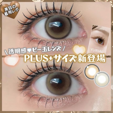 YURIAL PLUS 1month ウォーターブラウン/URIA/1ヶ月(1MONTH)カラコンの画像