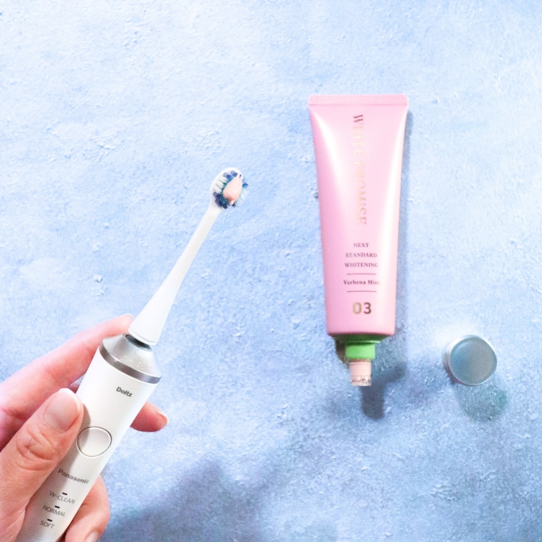 ホワイトプロミス  美白*＋口臭ケア ０３：ヴァーベナミント/WHiTE PROMiSE/歯磨き粉を使ったクチコミ（3枚目）