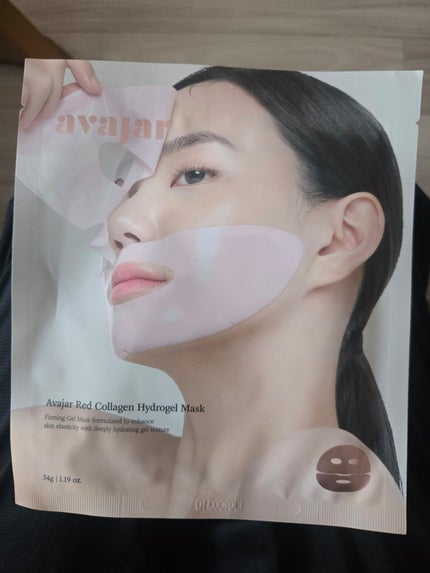 レッドコラーゲンハイドロゲルマスク/avajar/シートマスク・パックを使ったクチコミ(1枚目)
