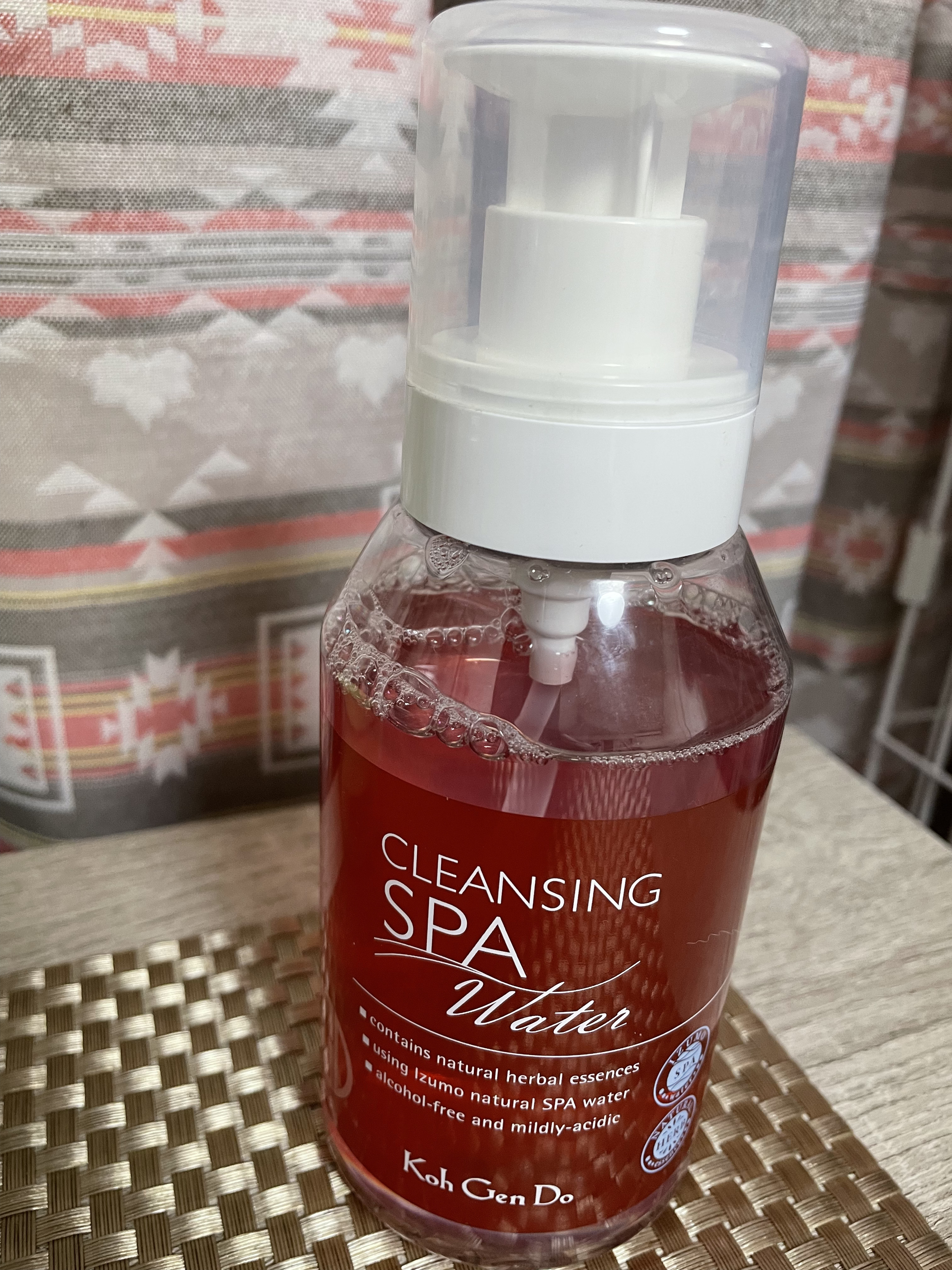 クレンジングウォーター ポンプヘッドタイプ 380ml/Koh Gen Do/クレンジングウォーターを使ったクチコミ（1枚目）