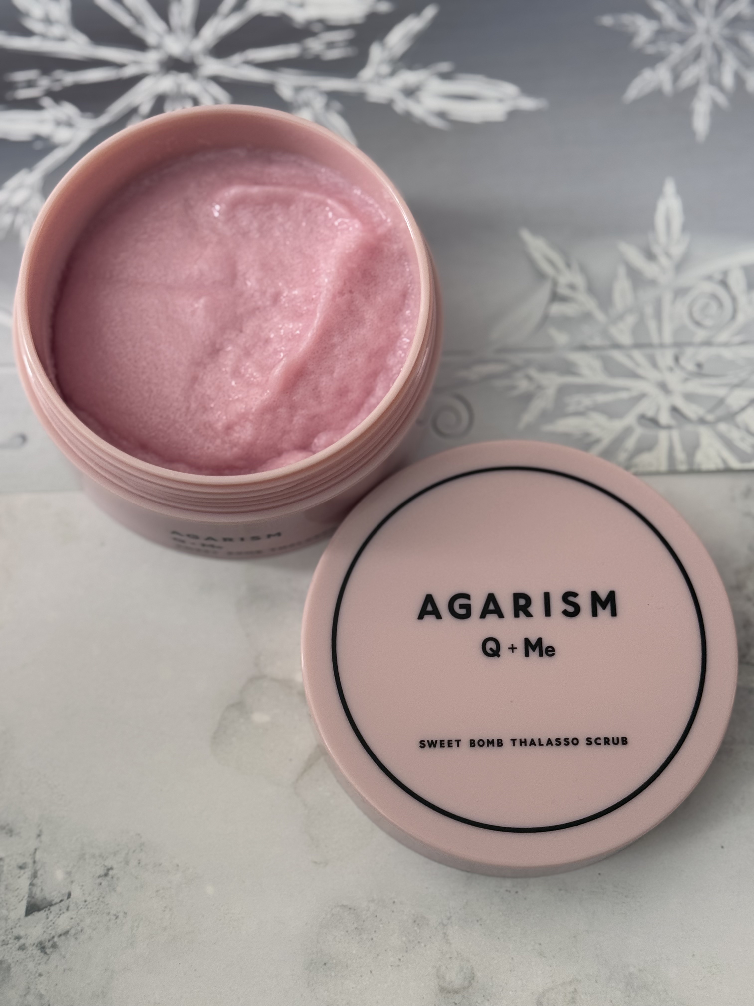 Q+Me スウィート ボム タラソ スクラブ/AGARISM/バストケア・ヒップケアを使ったクチコミ（2枚目）