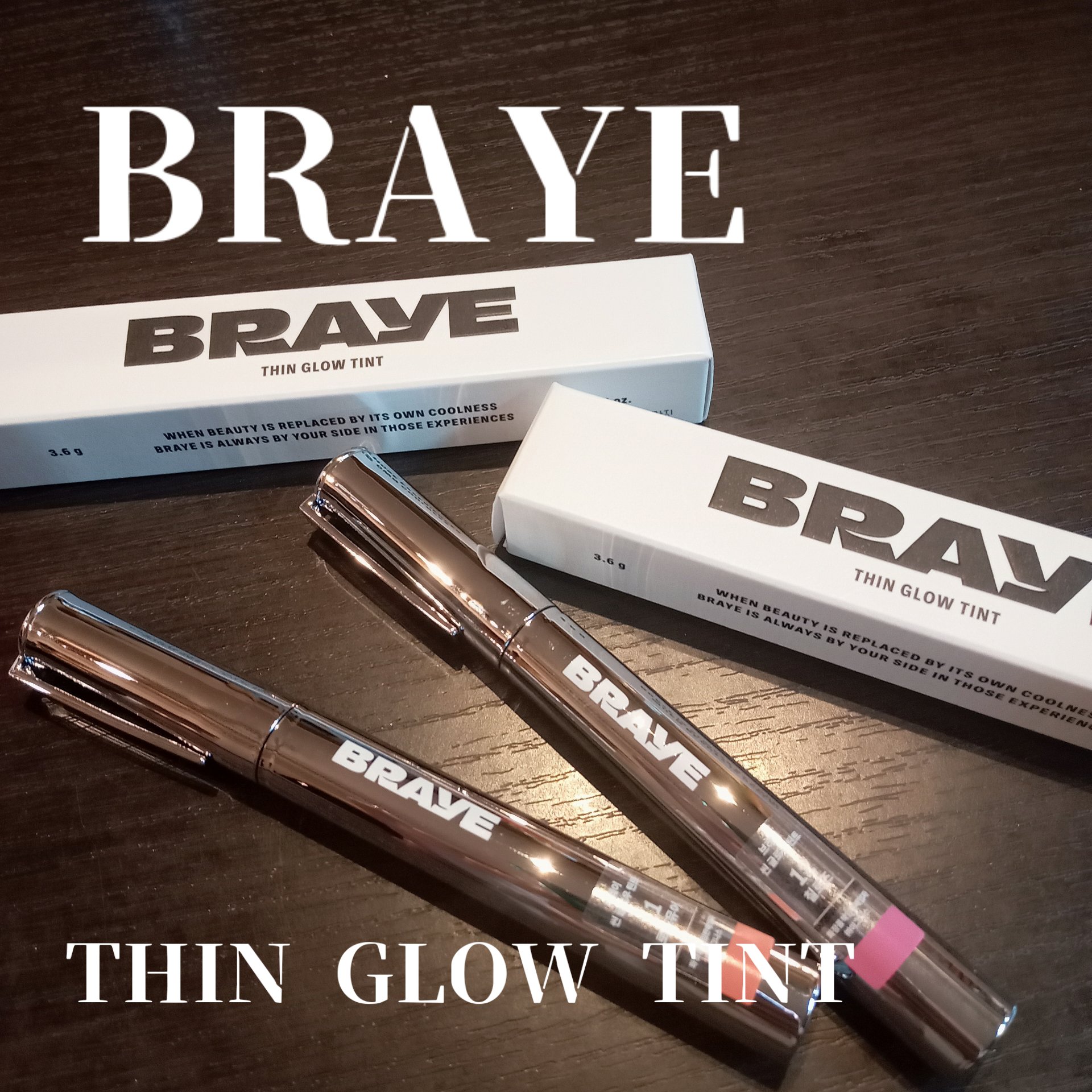 THIN GLOW TINT/BRAYE/口紅を使ったクチコミ（1枚目）
