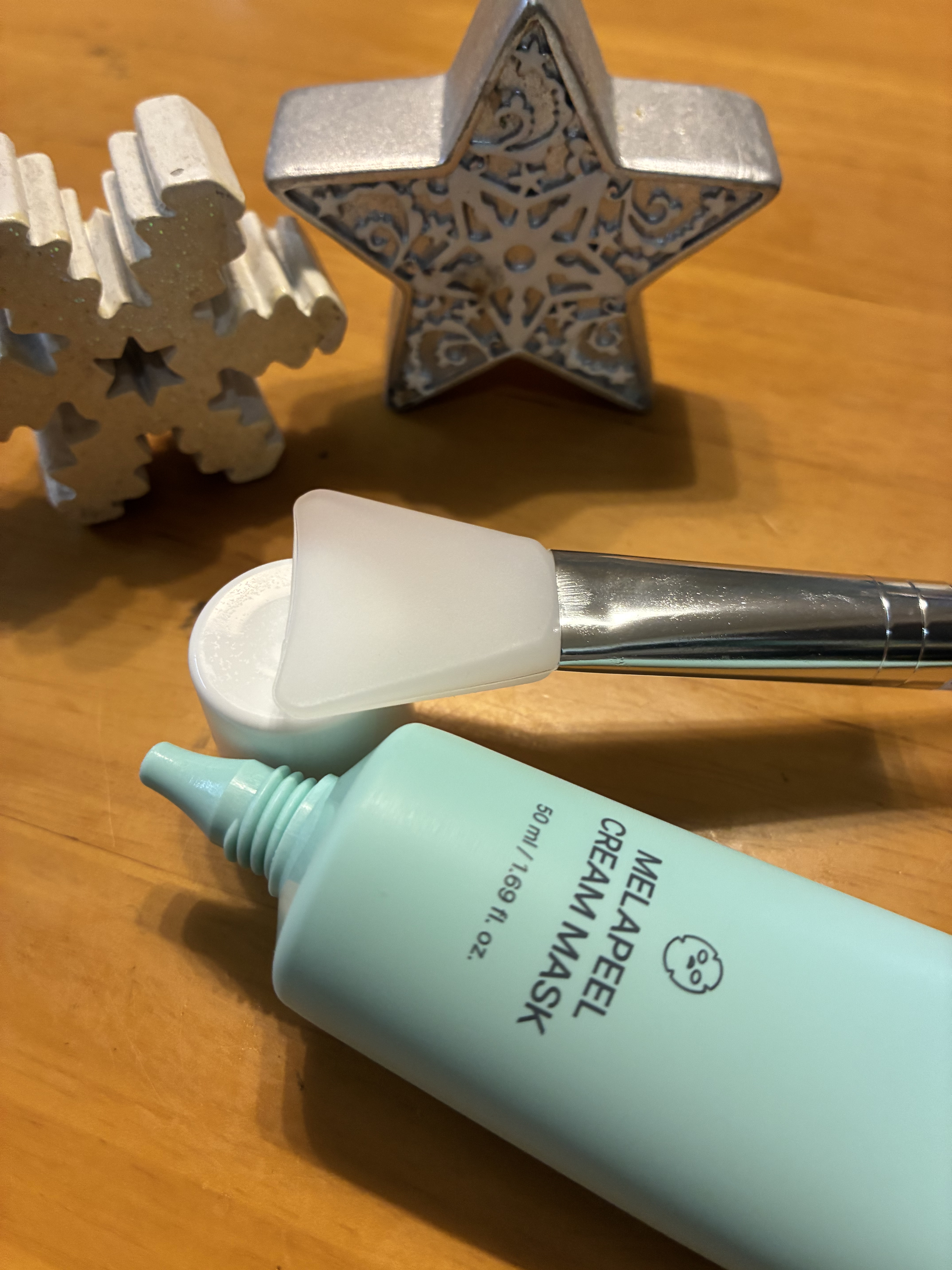 メラピールクリームマスク/CHARDE/ピーリングを使ったクチコミ（2枚目）