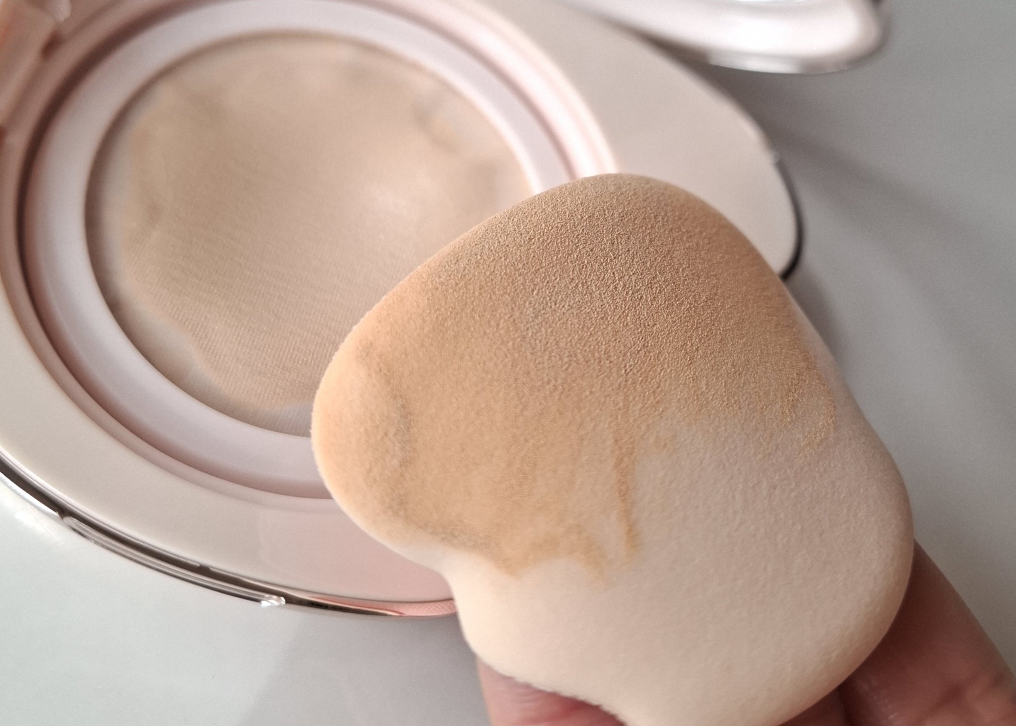 Xファイン サテンウェア メッシュクッション/%Recipe/クッションファンデーションを使ったクチコミ（2枚目）