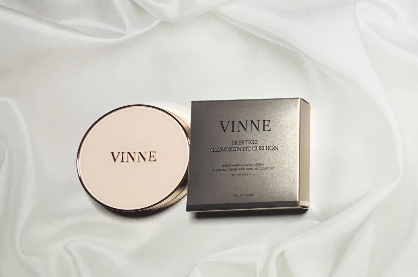 プレステージグロウスキンフィットクッション/VINNE /クッションファンデーションを使ったクチコミ（1枚目）