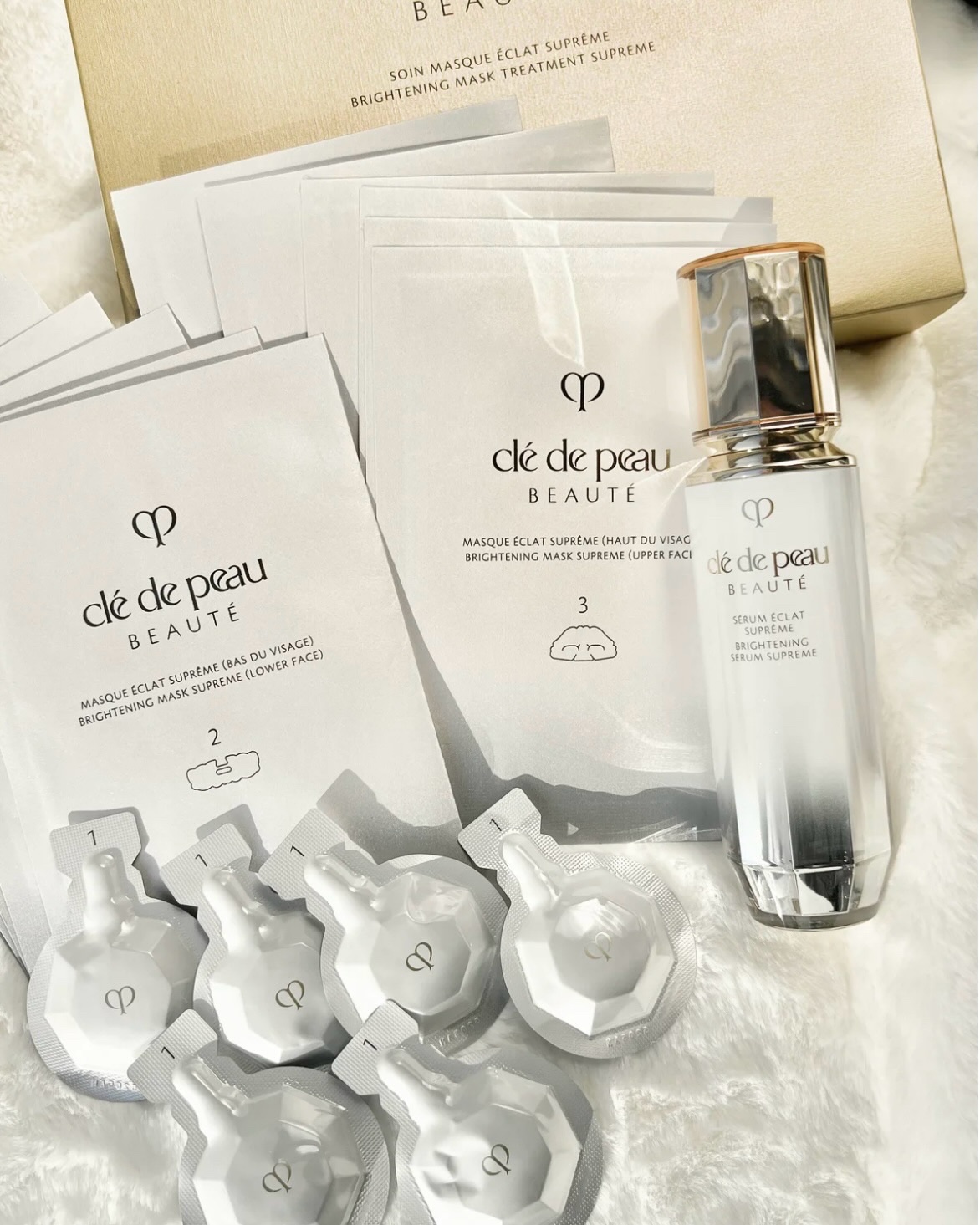 ソワンマスクエクラＳ Ⅱ/クレ・ド・ポー ボーテ/スキンケアキットを使ったクチコミ（1枚目）