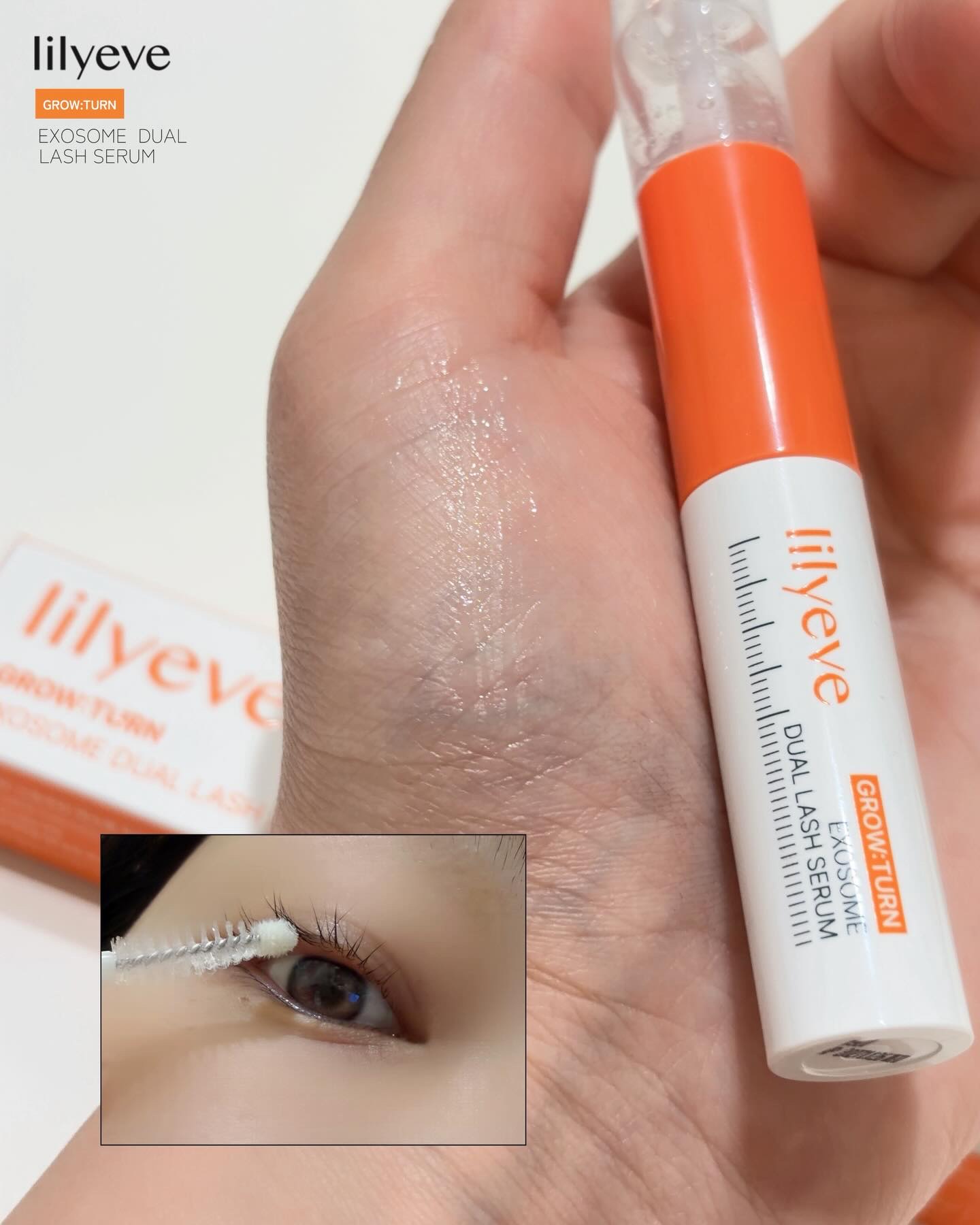 リリーイブ グローターンエクソソームデュアルラッシュセラムのクチコミ「‎ ⠀

lilyeve
GROW:TURN EXOSOME DUAL LASH SERUM
.....」（3枚目）