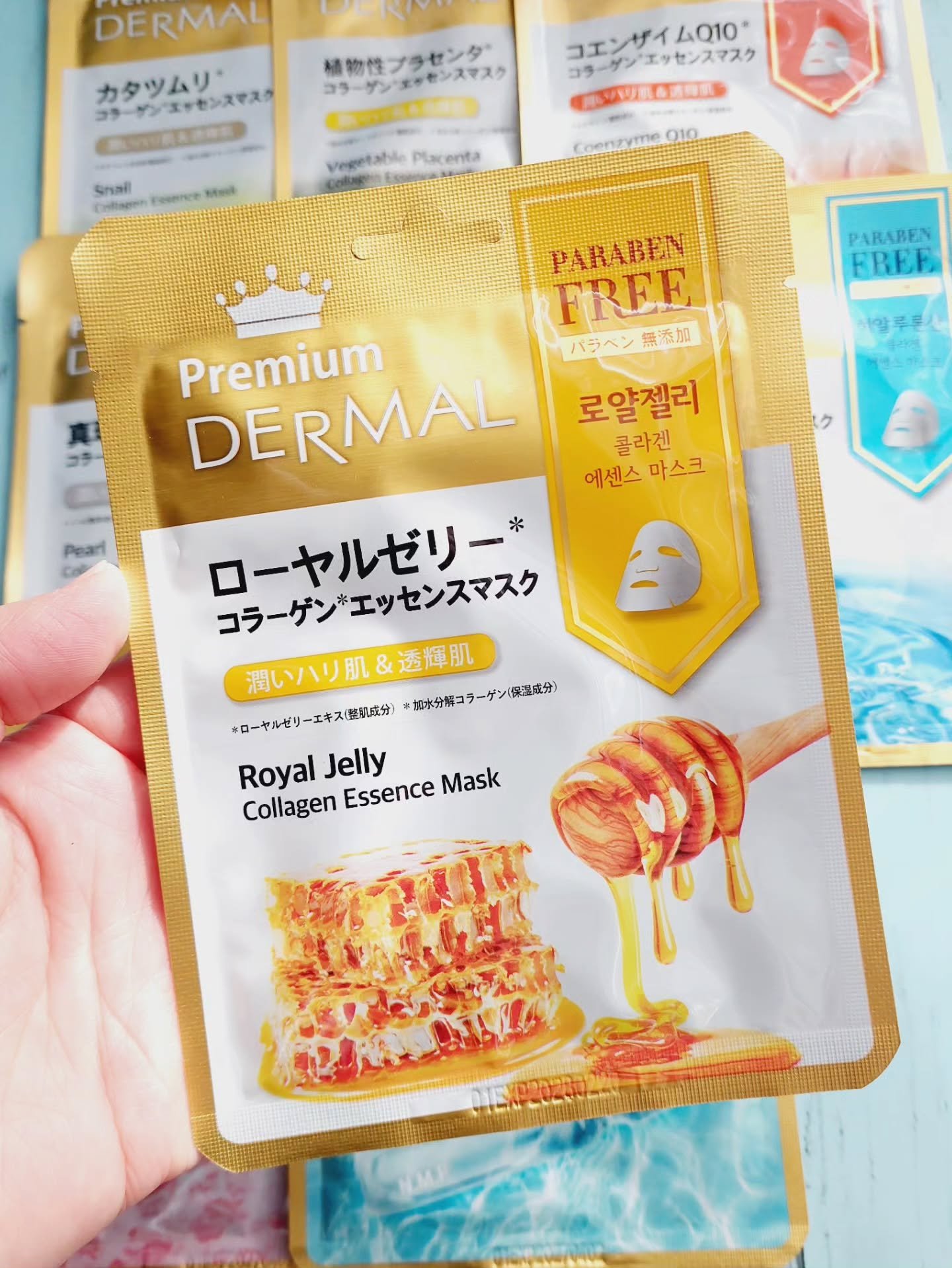 Premium コラーゲンエッセンスマスク/Dermal/シートマスク・パックを使ったクチコミ（2枚目）