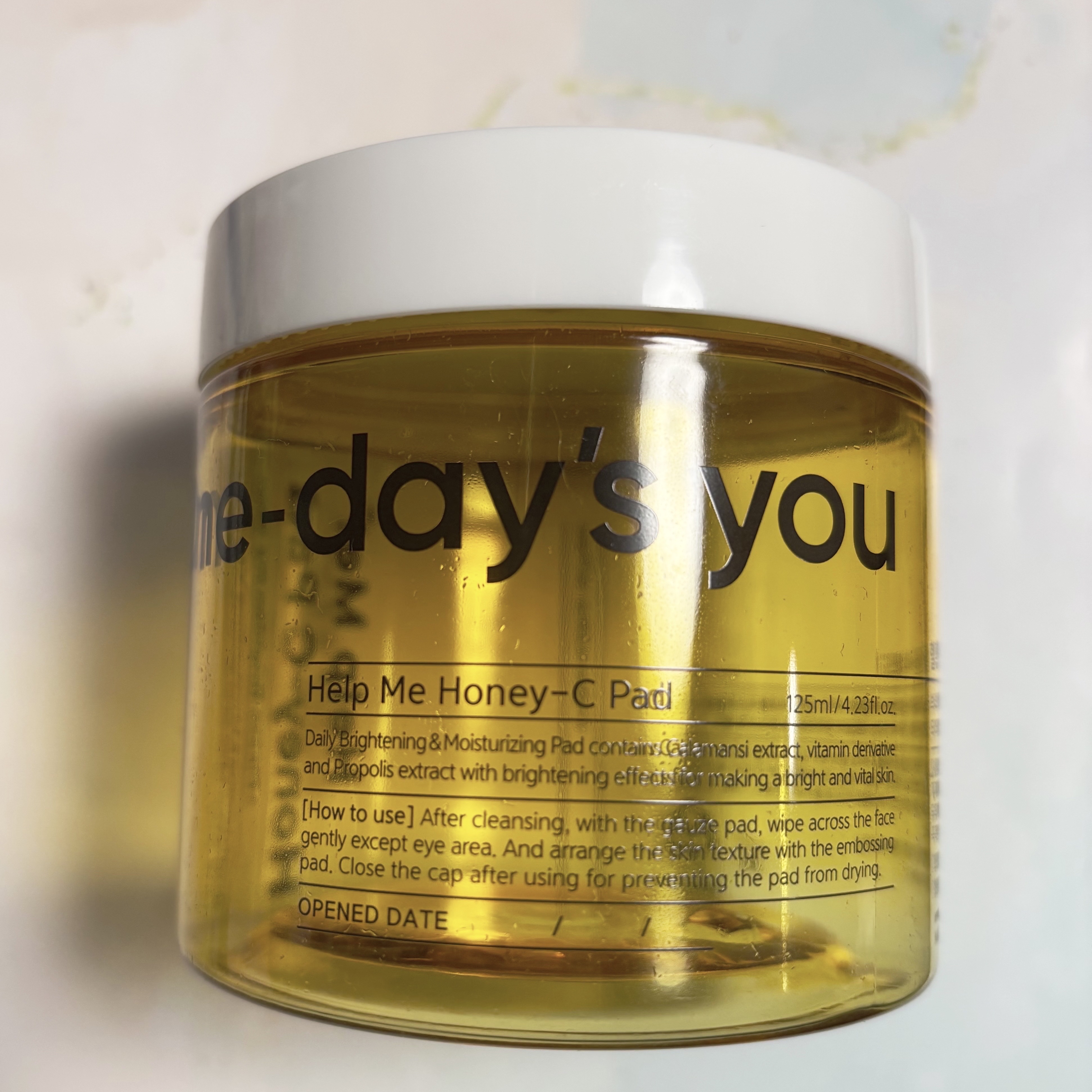 ヘルプミー! ハニーCパッド 120ml (60枚)/One-day's you/トナーパッドを使ったクチコミ（1枚目）