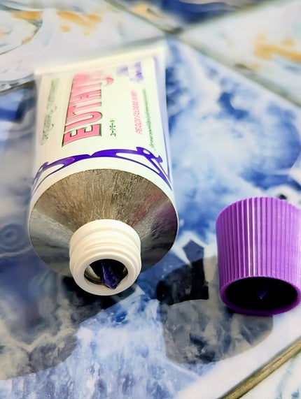 ホワイトパープル歯みがき ピーチフローラルミントの香り/EUTHYMOL/歯磨き粉を使ったクチコミ(3枚目)