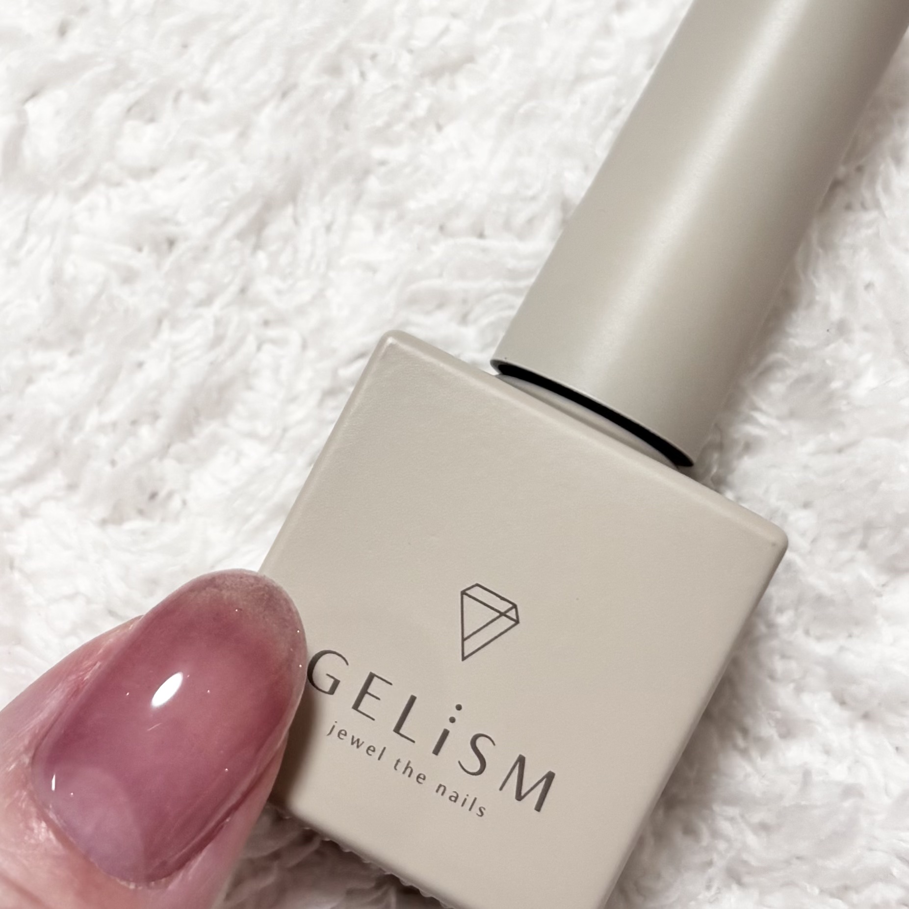 GELiSM (ジェリズム) M01 peach jelly/D-UP/ジェルネイルを使ったクチコミ（2枚目）