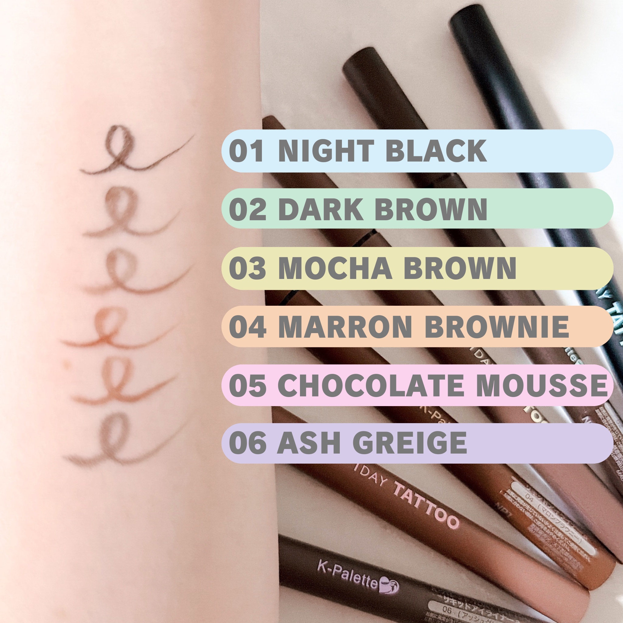 K-パレット 1DAY TATTOO リキッドアイライナーa/K-パレット/リキッドアイライナーを使ったクチコミ（3枚目）