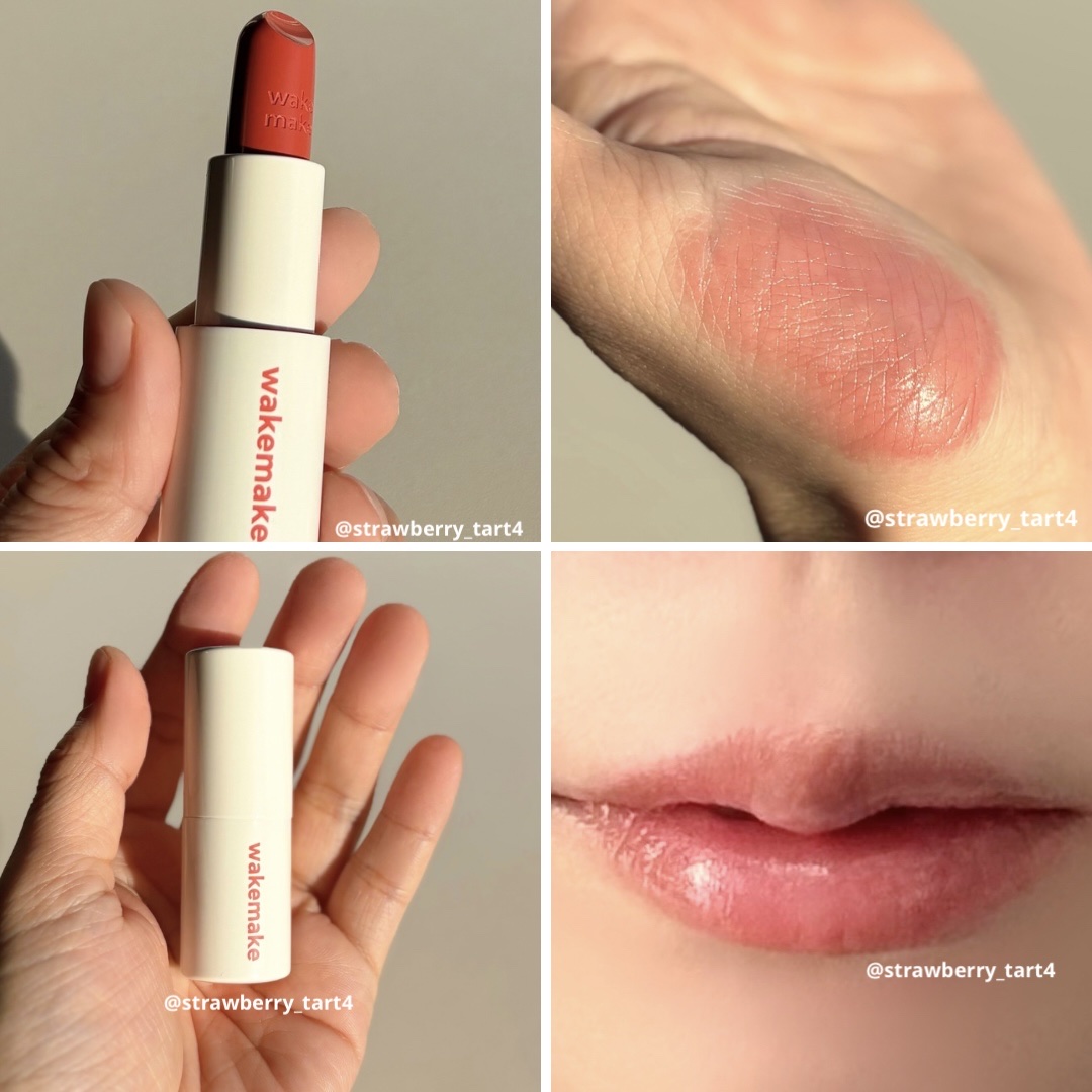 ヘルシーグロウバームスティック/wakemake/口紅を使ったクチコミ（2枚目）