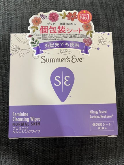 フェミニンクレンジングワイプ ノーマルスキン/Summer's Eve(サマーズイブ)/デリケートゾーンケアを使ったクチコミ(1枚目)