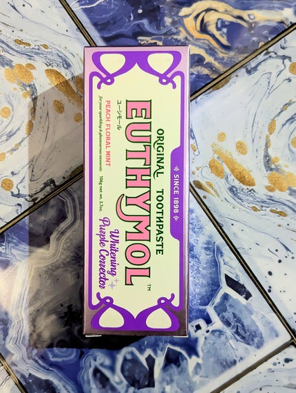 ホワイトパープル歯みがき ピーチフローラルミントの香り/EUTHYMOL/歯磨き粉を使ったクチコミ(2枚目)