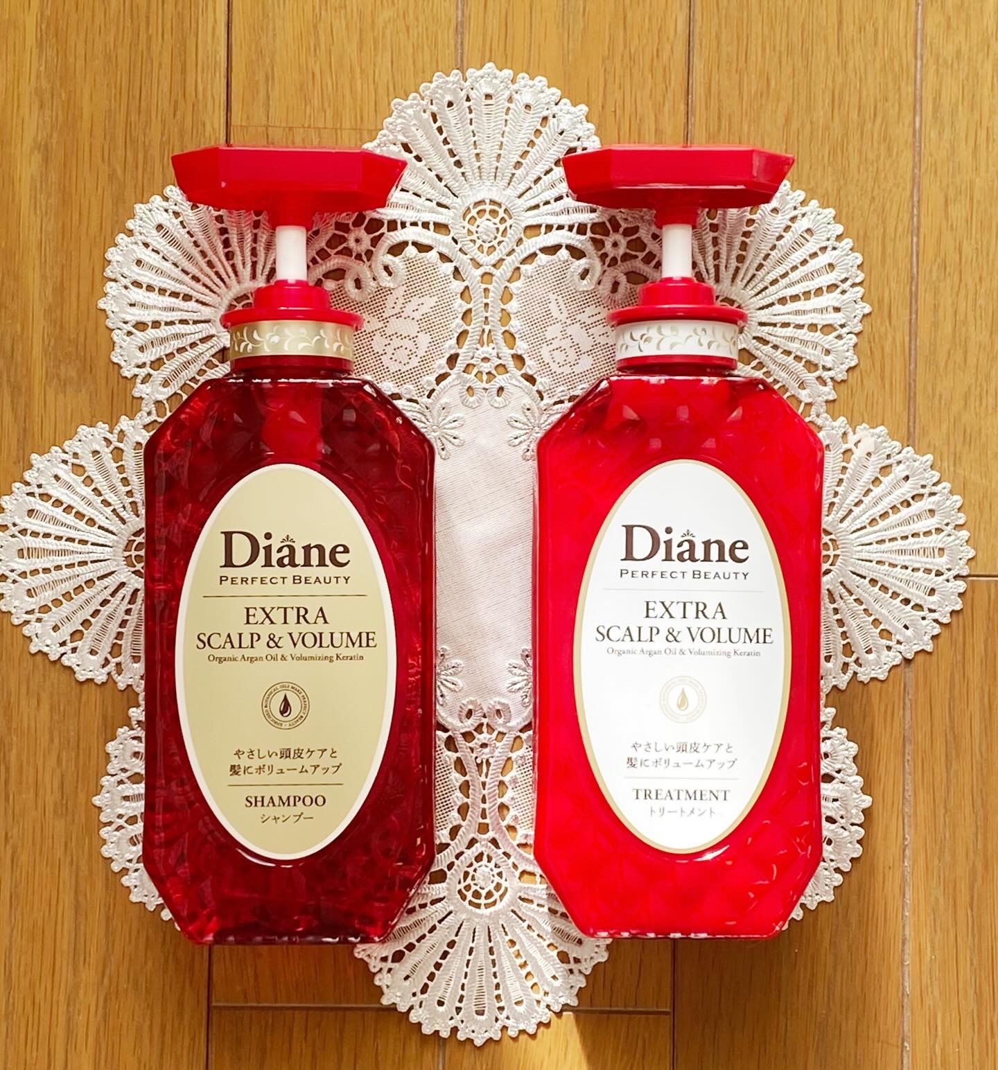 パーフェクトビューティー エクストラスカルプ＆ボリューム　シャンプー＆トリートメント セット（450mL×2）/ダイアン/市販シャンプーを使ったクチコミ（2枚目）