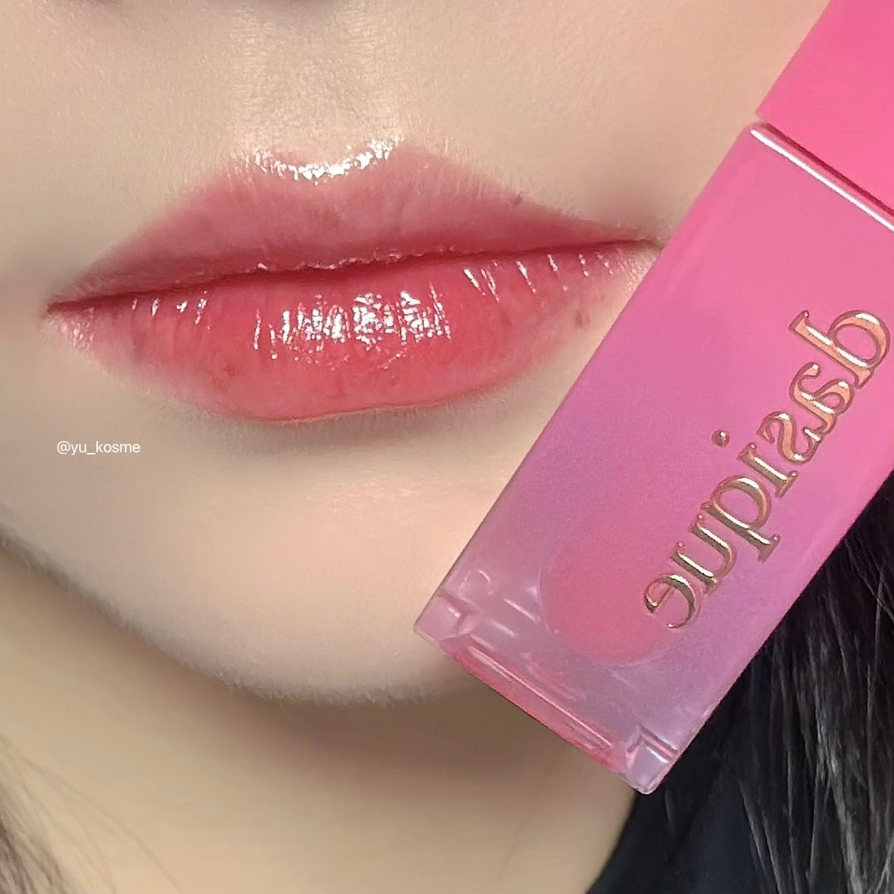 ジューシーデュイティント 05 モーブベリー/dasique/リップティントを使ったクチコミ（3枚目）