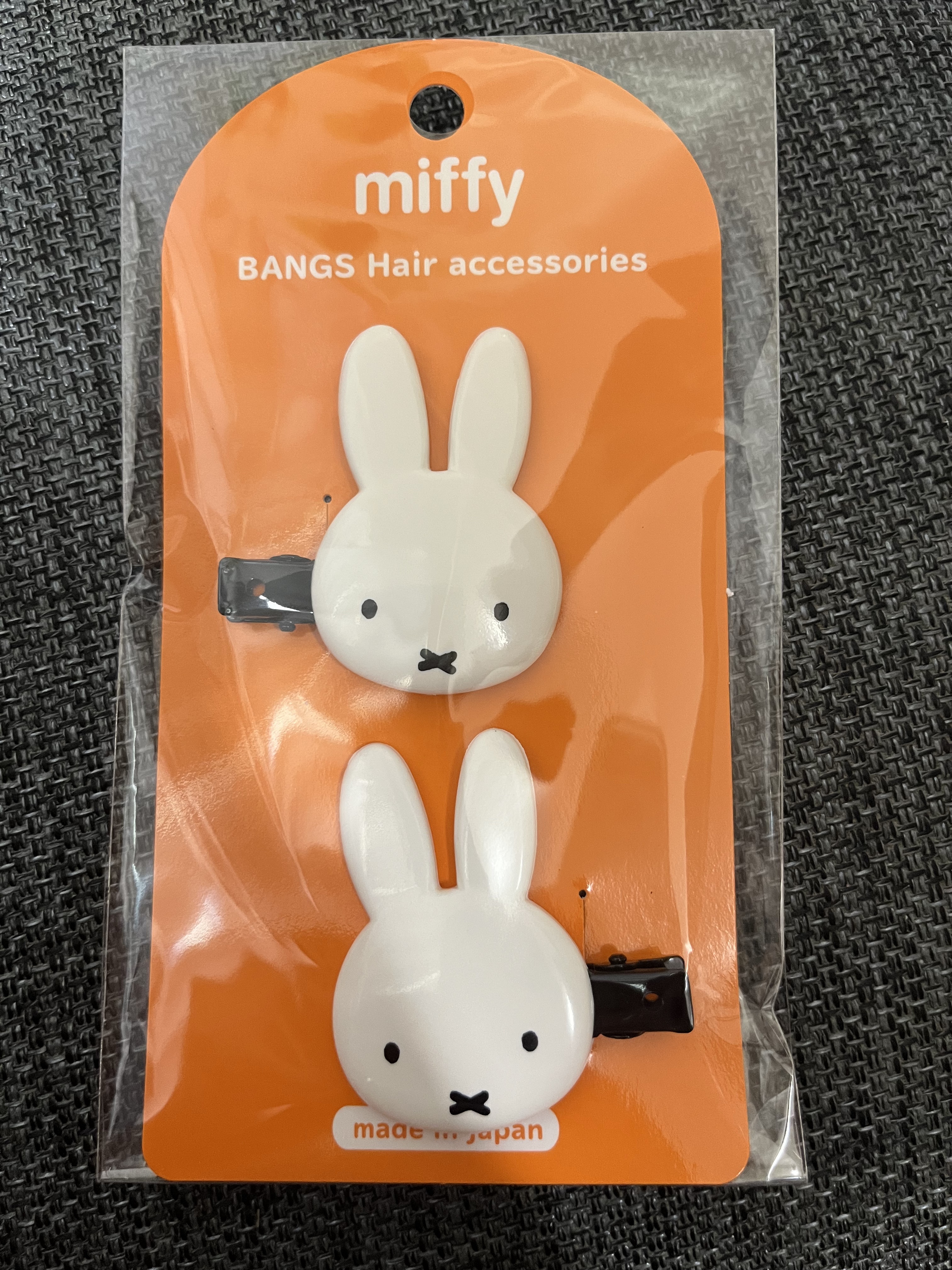 ダイカット前髪クリップ まんまるお耳/miffy/ヘアアクセサリーを使ったクチコミ（1枚目）