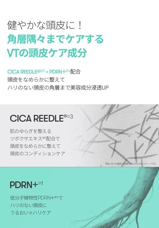 VT PDRN リードルショット ヘアアンプル700dL/VT/頭皮トリートメントを使ったクチコミ（3枚目）