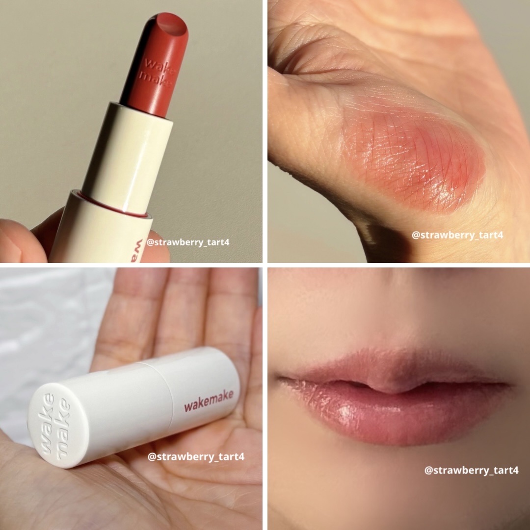 ヘルシーグロウバームスティック/wakemake/口紅を使ったクチコミ（3枚目）