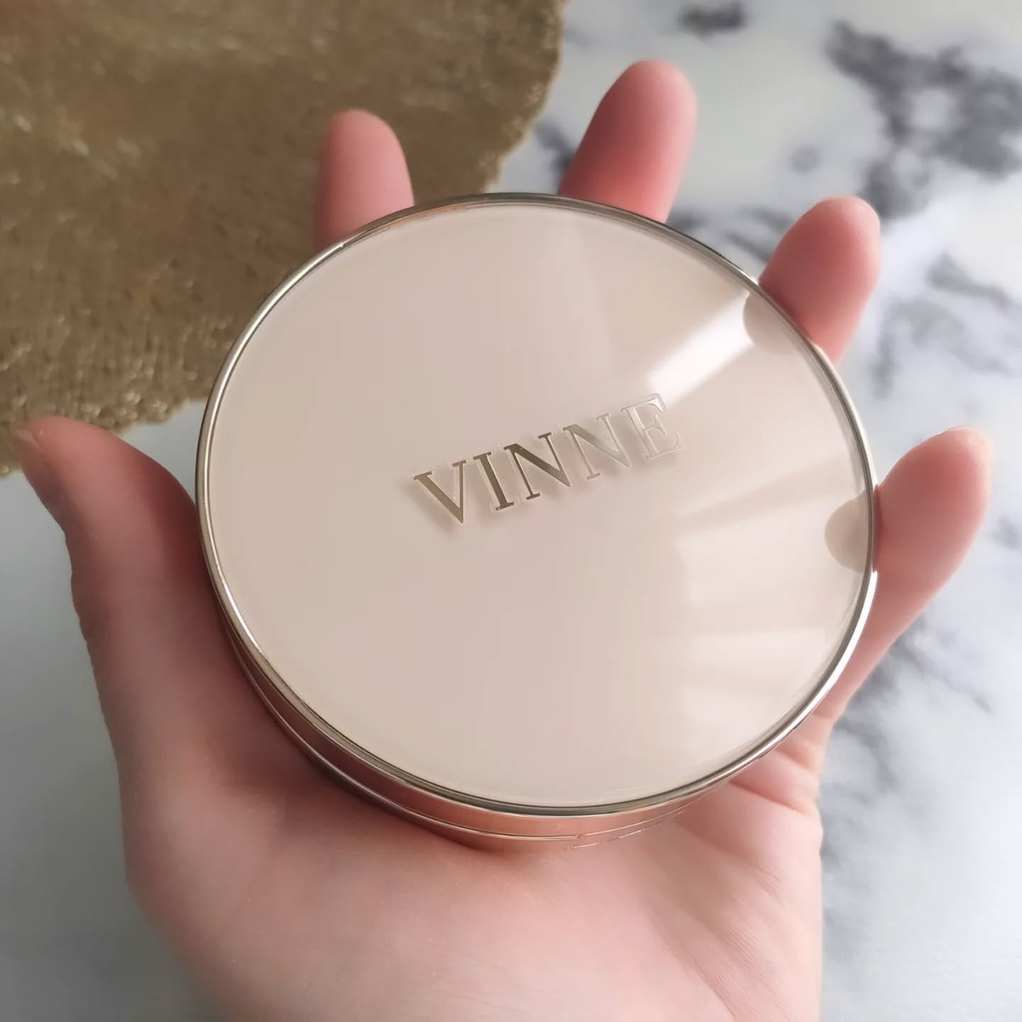 プレステージグロウスキンフィットクッション/VINNE /クッションファンデーションを使ったクチコミ（3枚目）