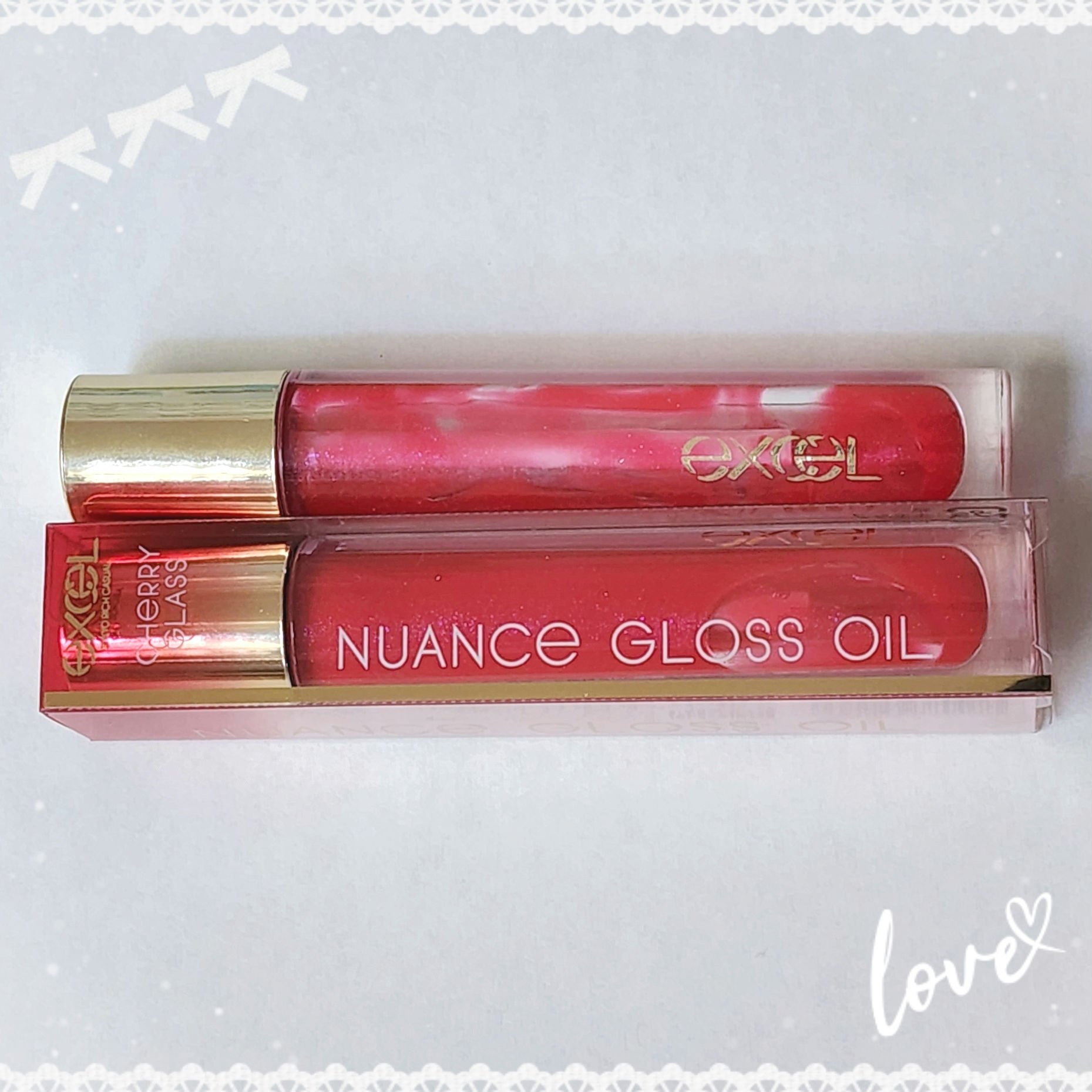 ニュアンスグロスオイル/excel/リップグロスを使ったクチコミ（1枚目）