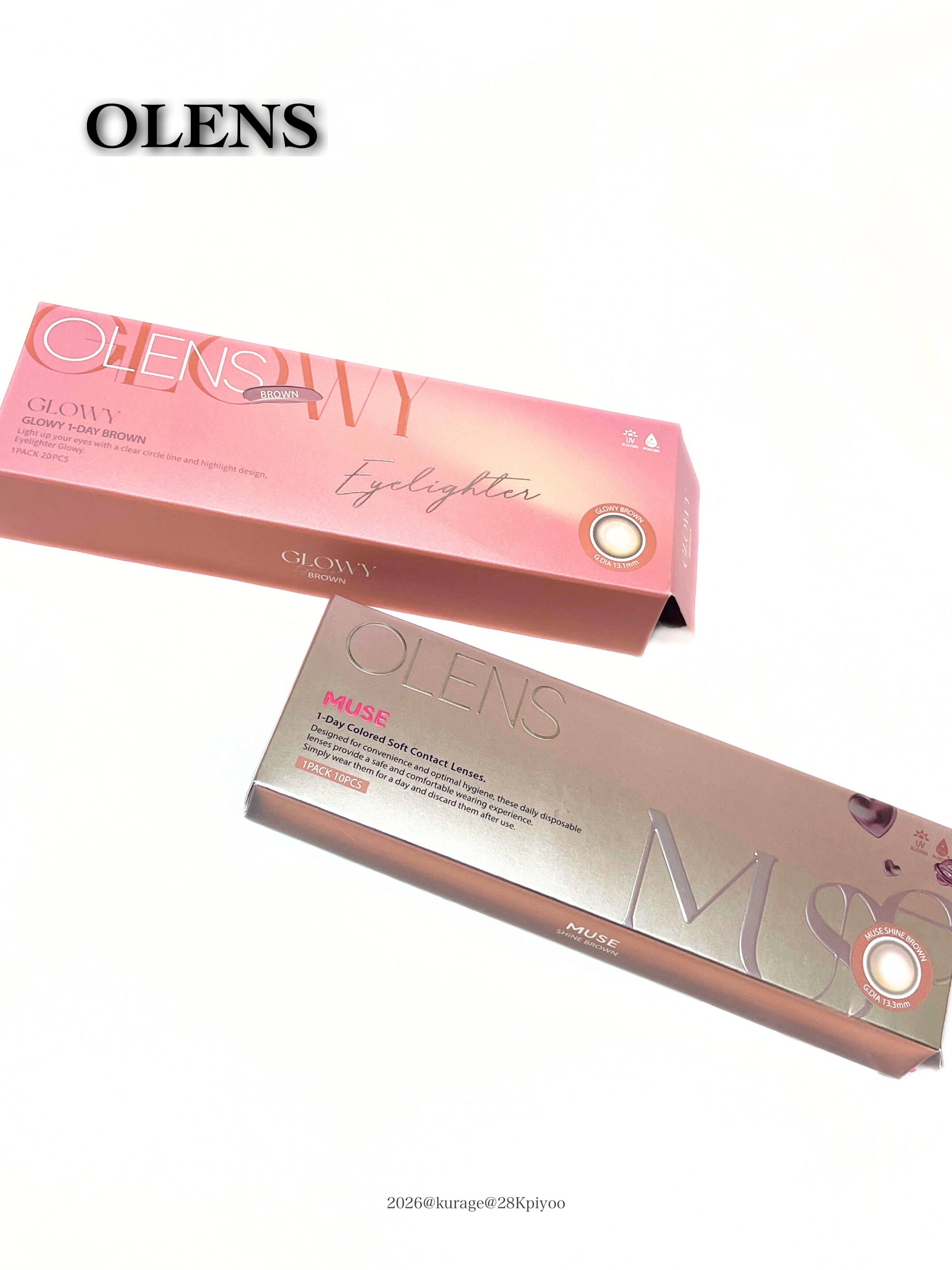 Glowy 1day/OLENS/ワンデー（１DAY）カラコンを使ったクチコミ（3枚目）