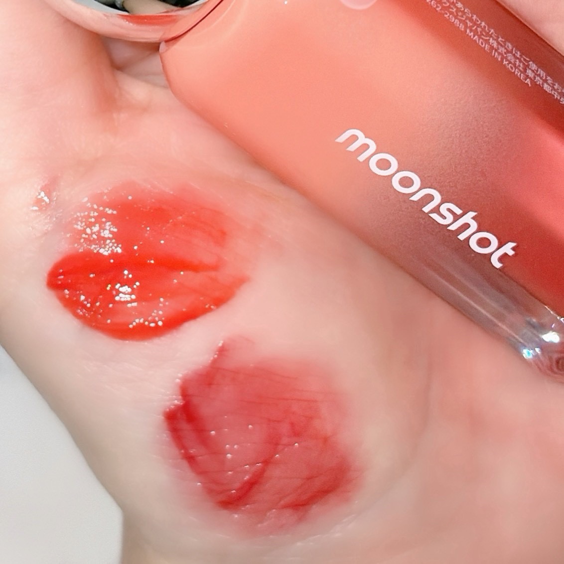 ジェリームーングロウティント/moonshot/リップグロスを使ったクチコミ（2枚目）