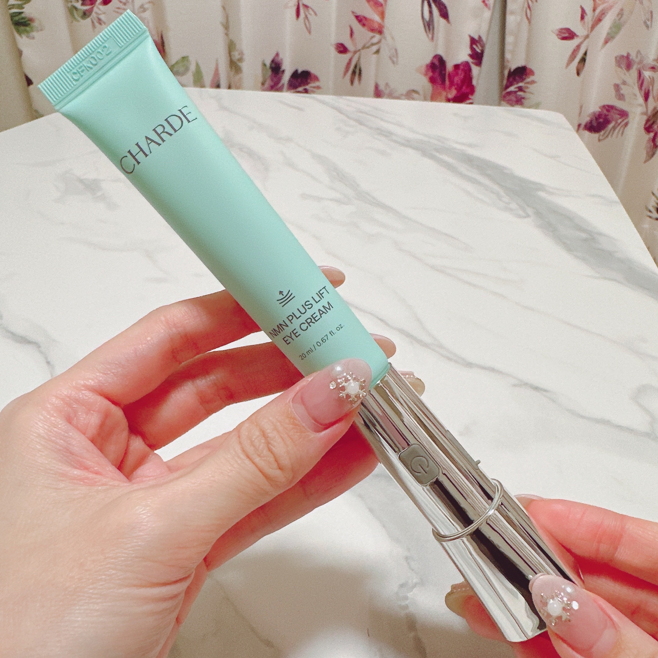 NMNプラスリフトアイクリーム/CHARDE/アイケア・アイクリームを使ったクチコミ（1枚目）