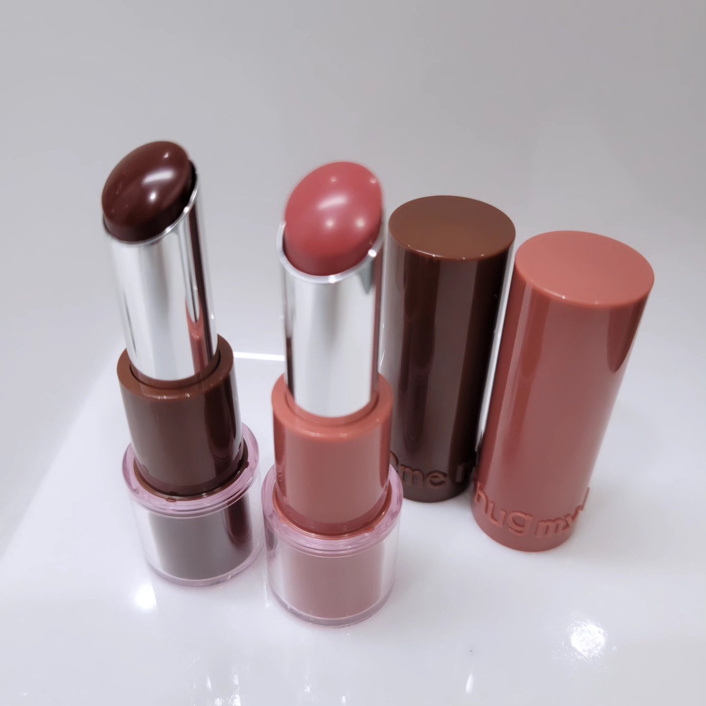 ハグマイリップ　カラーロックプランピーバーム ００５ シネマヒロイン/up2me/口紅を使ったクチコミ（3枚目）