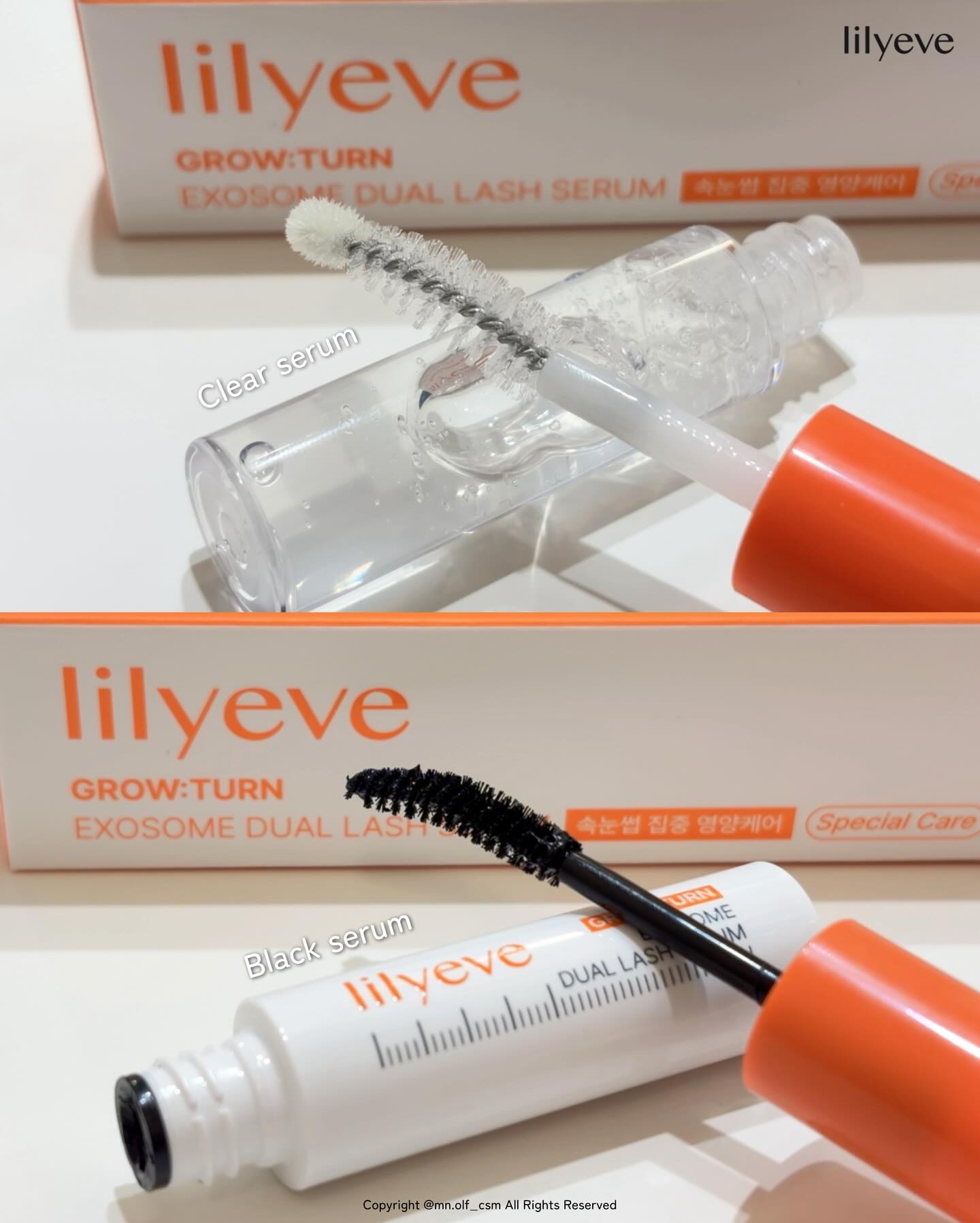 リリーイブ グローターンエクソソームデュアルラッシュセラムのクチコミ「‎ ⠀

lilyeve
GROW:TURN EXOSOME DUAL LASH SERUM
.....」（2枚目）