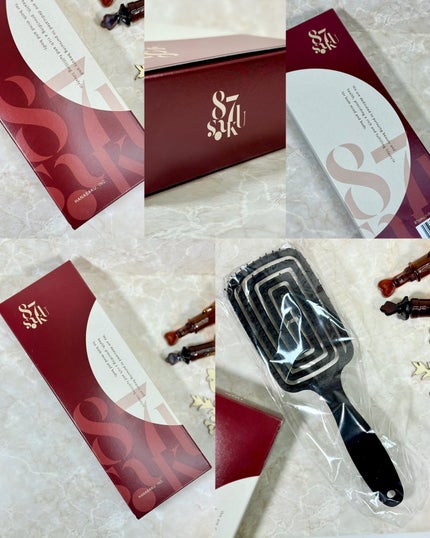 87saku ハナサク 速乾ブラシ/87saku/ヘアブラシを使ったクチコミ(2枚目)