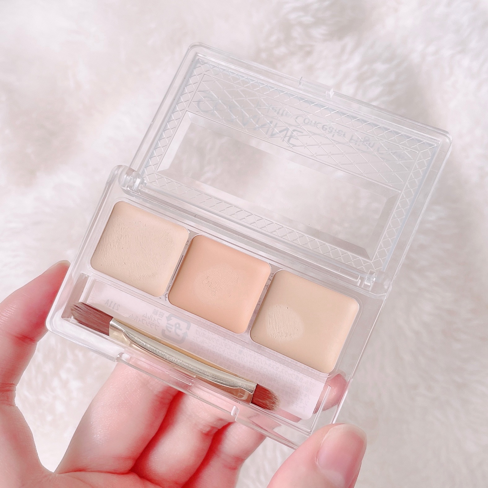 パレットコンシーラー ハイカバー 10 ベーシックトーン/CEZANNE/パレットコンシーラーを使ったクチコミ（3枚目）