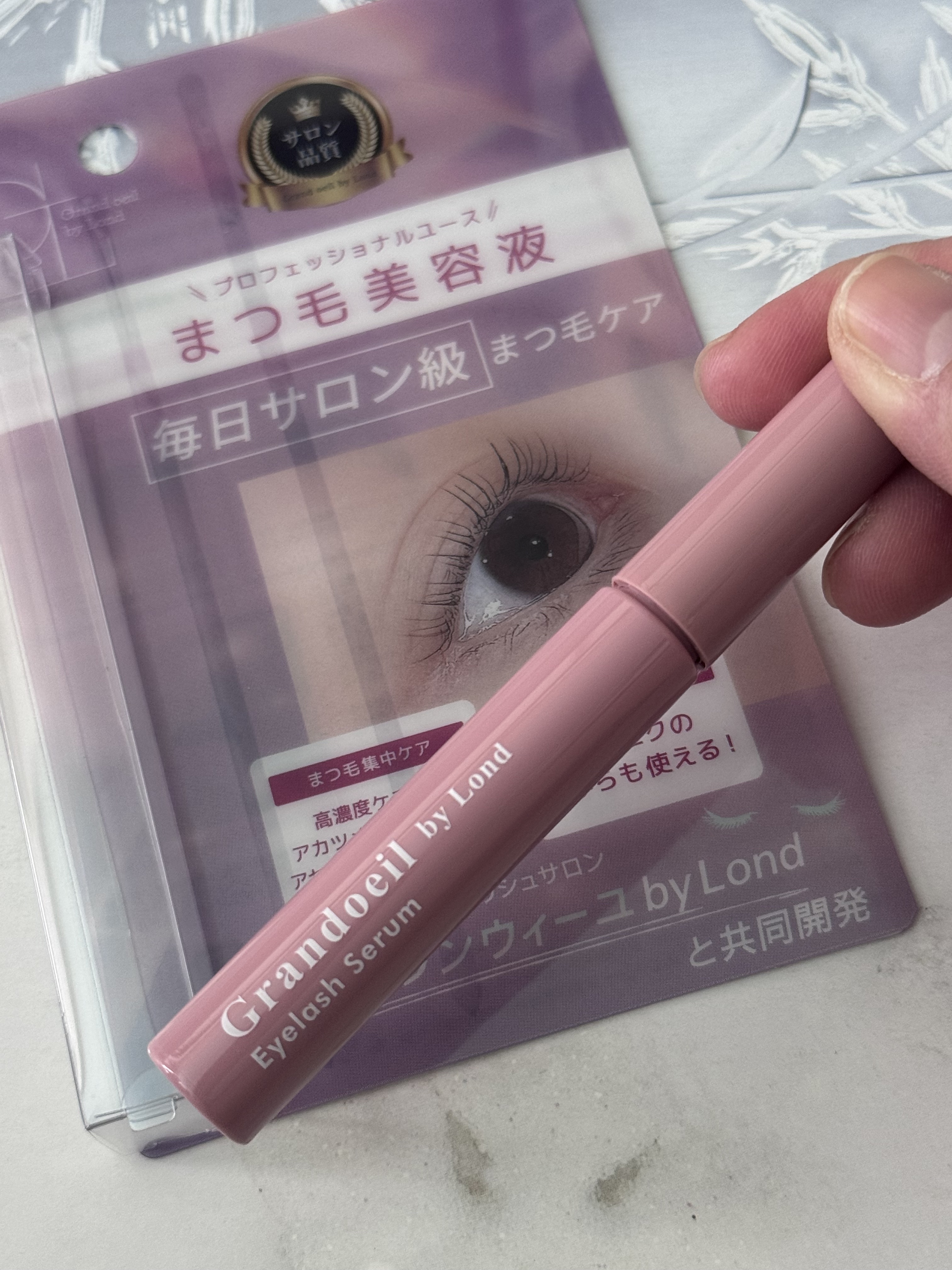 グランウィーユGINZAwithミラボーテ まつ毛美容液/ミラボーテ/まつげ美容液を使ったクチコミ（2枚目）
